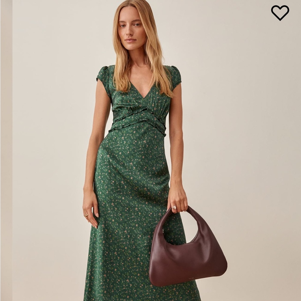 Reformation Kaye silk dress